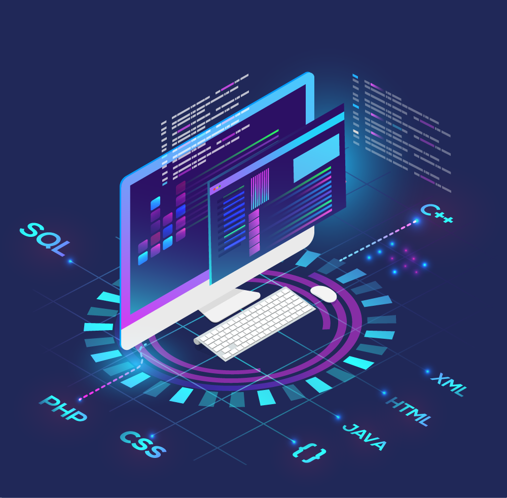 Ilustración computador tecnología