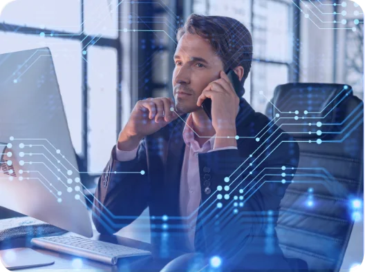 Hombre dando soporte